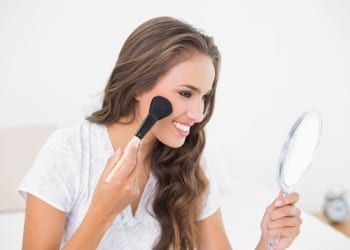 Perfectly Beautiful Research Application Methods A bride to be who has researched the best methods with which to apply her makeup